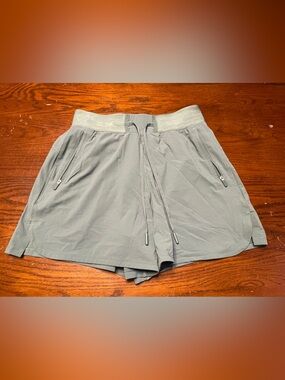 lululemon athletica sage green Athletic Shorts size 4 longer style